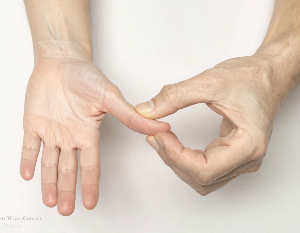 deux mains humaines – l’une posée paume vers le haut, 822113 Deux mains se touchent délicatement.