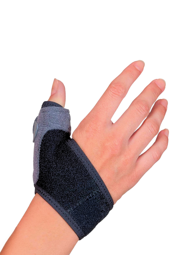 Orthese-Souple Orthèse de poignet ajustable en tissu élastique.