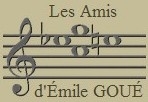 Logo AEG Partition musicale d'Émile Goué, Les Amis