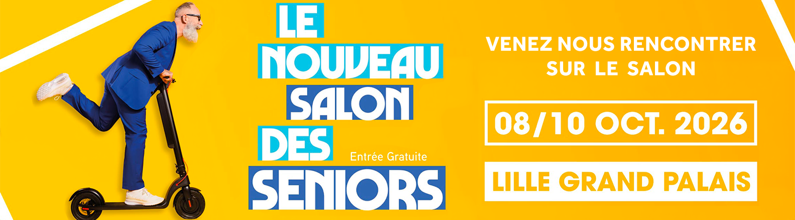 Affiche du Nouveau Salon des Seniors à Lille